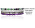 Intuition Psychic Power Stackable Crystal Bracelet Set